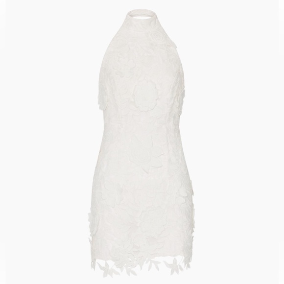 Milly Olivia Rose Trellis Lace Dress Ivory Size 0 NWT - Picture 3 of 5